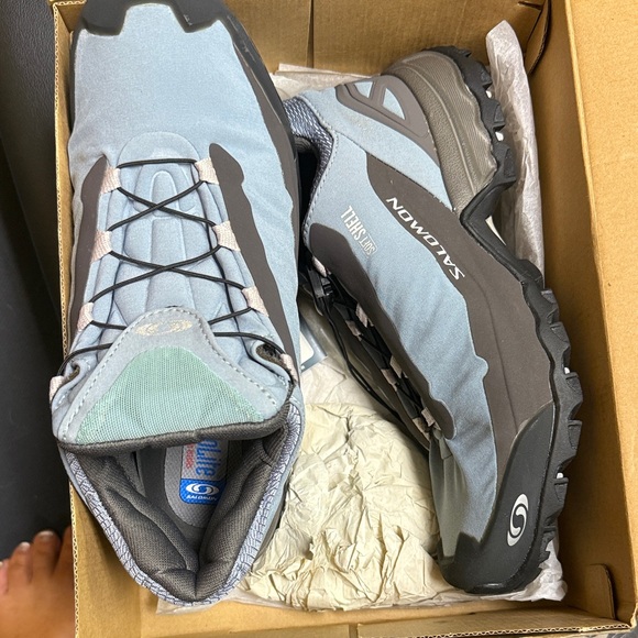 Salomon Shoes - Salomon Men's Gray and Black Athletic Shoes